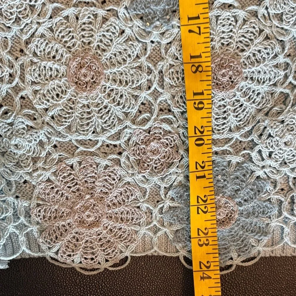 Conditions Apply Anthropologie  Crochet and Knitted Vest - Boho Style one size - Picture 10 of 10